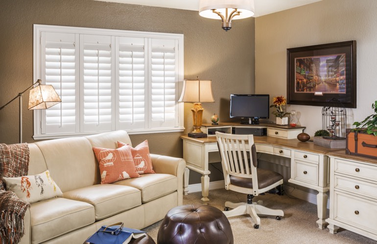 Home Office Plantation Shutters In Denver